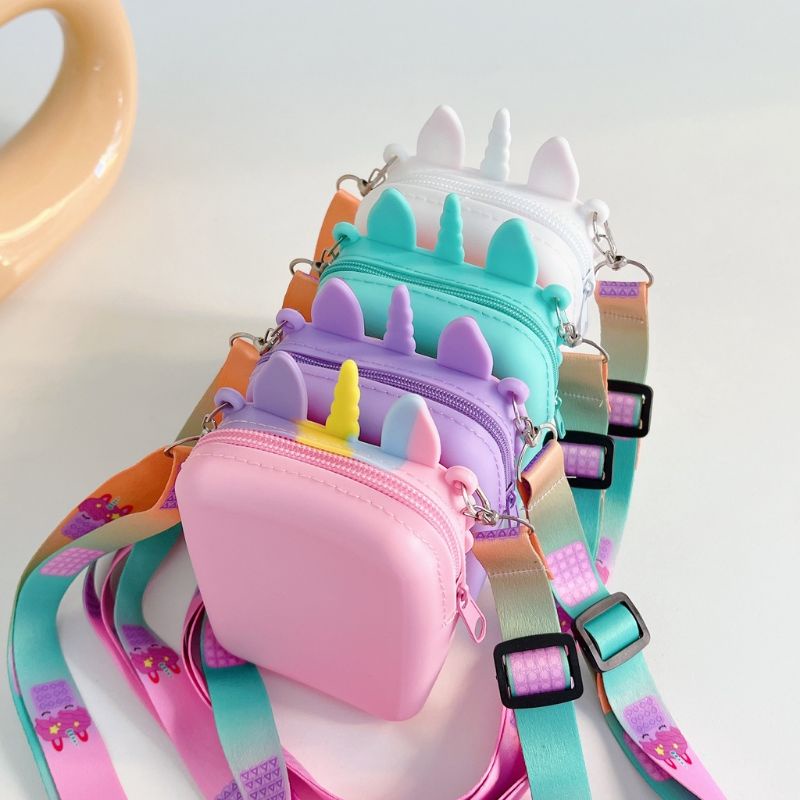 TAS ANAK POP IT / POPIT / TAS SLEMPANG POPIT UNICORN