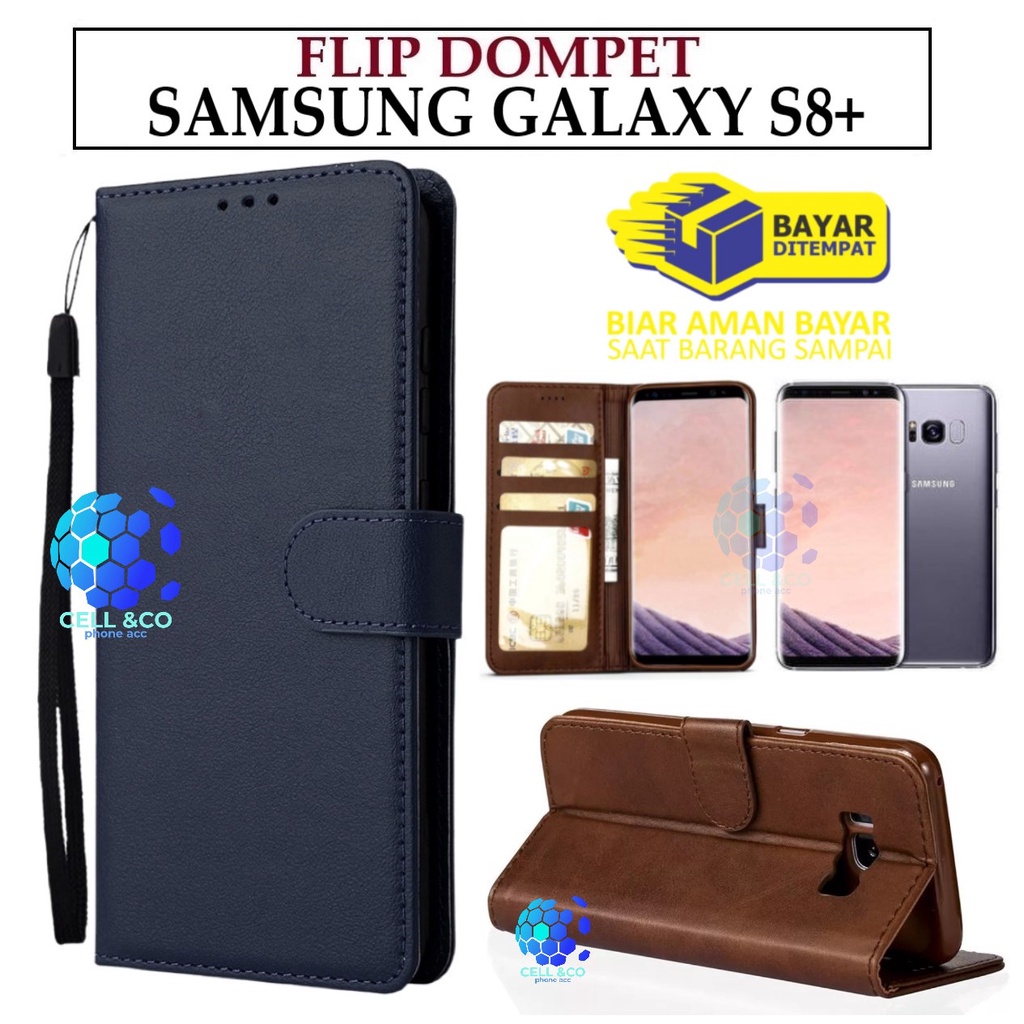 SAMSUNG GALAXY S8 PLUS CASE FLIP LEATHER WALLET PREMIUM FLIP CASE BUKA TUTUP KESING HP CASING FLIP CASE WALLET SAMSUNG GALAXY S8+