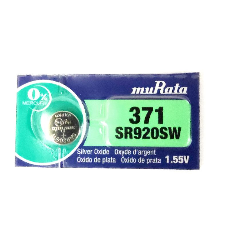 BATERAI MURATA 371 SR920SW SR920 SONY 371 920 SR920SW Maxel 371 920SW Renata 371/SR920 ORIGINAL