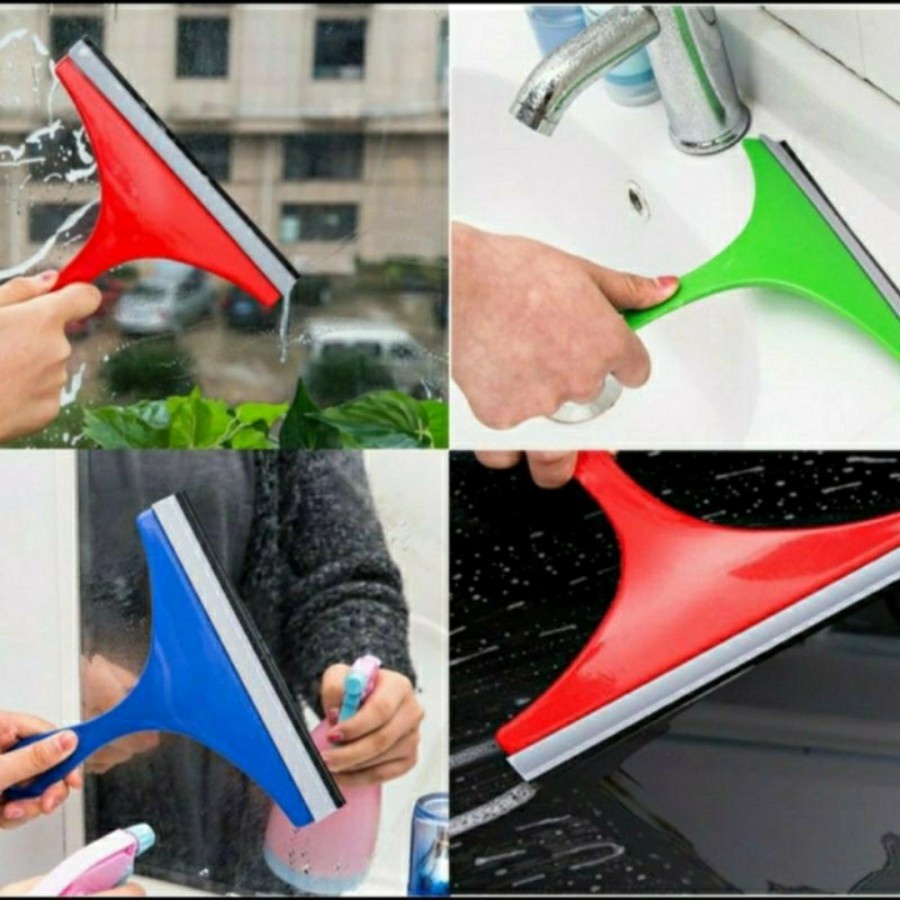 WIPER PEMBERSIH KACA / ALAT KARET PENGGANTI LAP PENGERING KACA JENDELA ALAT PEMBERSIH KACA JENDELA
