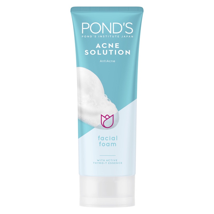 PONDS ACNE SOLUTION FACIAL FOAM 100GR -NJ