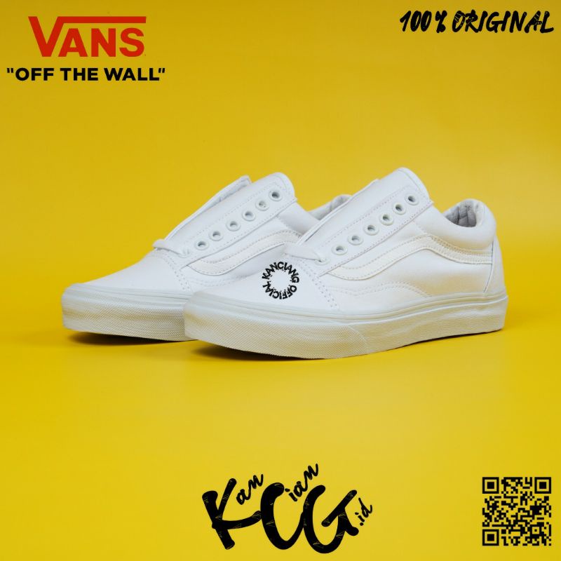 Vans Old Skool All White Original 100% Bnib