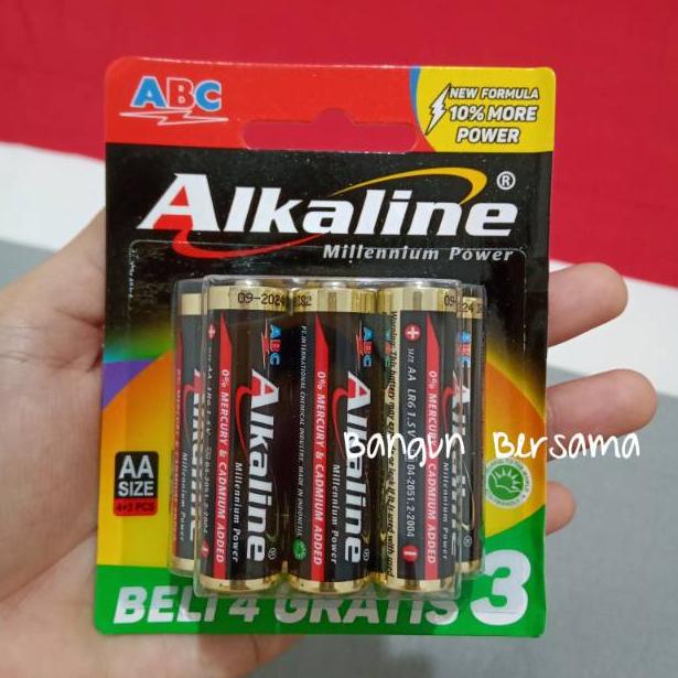 Jual Terkenal Dapat Mini Gold Baterai Abc Alkaline Aa Isi Pcs Battery Abc Alkaline Aa