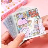 stiker motif kartun Korea lucu anti air dekorasi