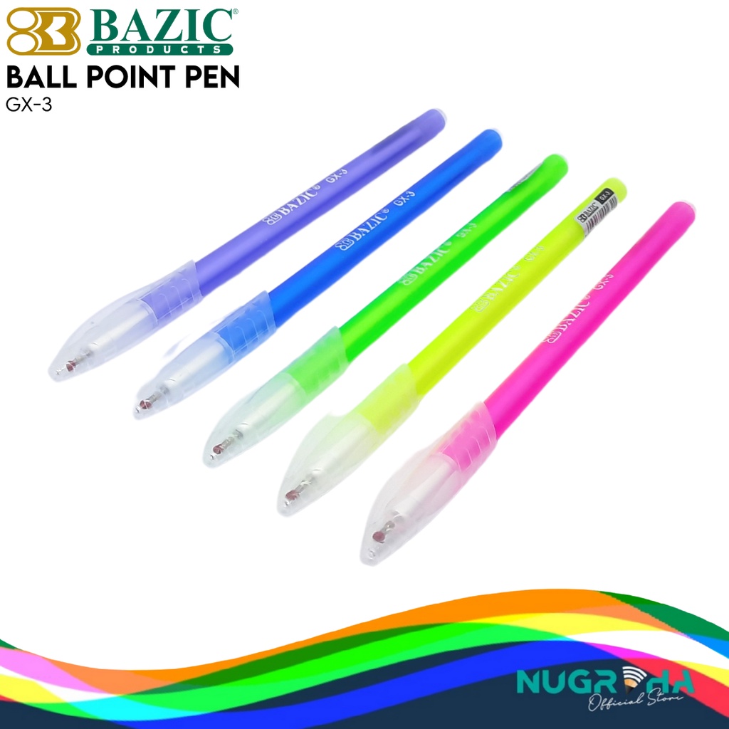 PULPEN BALLPOINT PENA BAZIC GX-3