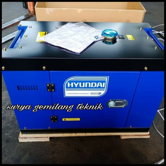 Genset Generator Silent Diesel Hyundai Hdg 6500Dsl