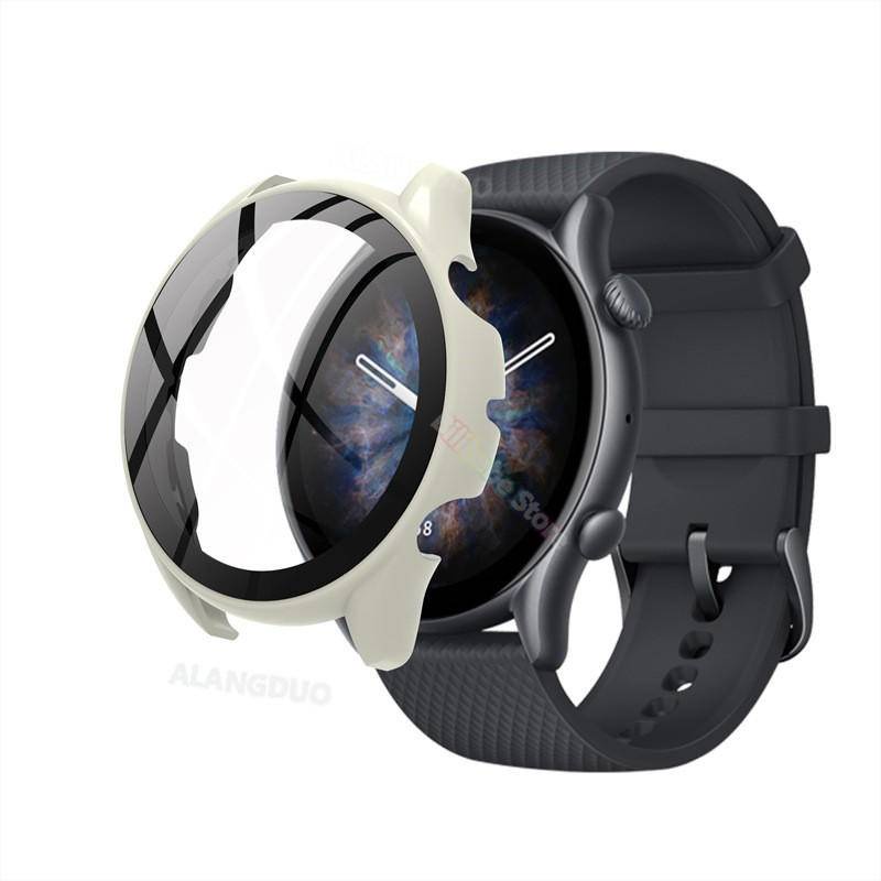 Pc Pelindung Case Kaca Untuk Huami Amazfit GTS4 GTS2 Mini GTS3 Full Screen Protector Cover Untuk Huami Amazfit GTR3 Pro GTR4 BIP3 Pro Case