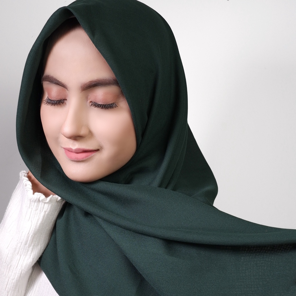 Vanilla Hijab Square POLYCOTTON Ori By Vanilla Hijab / Hijab Square Segi Empat Jumbo