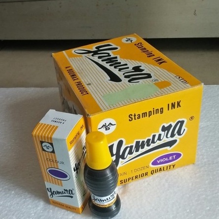 

Tinta Stamp Pad / Stempel Yamura King Size 27 cc violet 1pack isi 12pcs