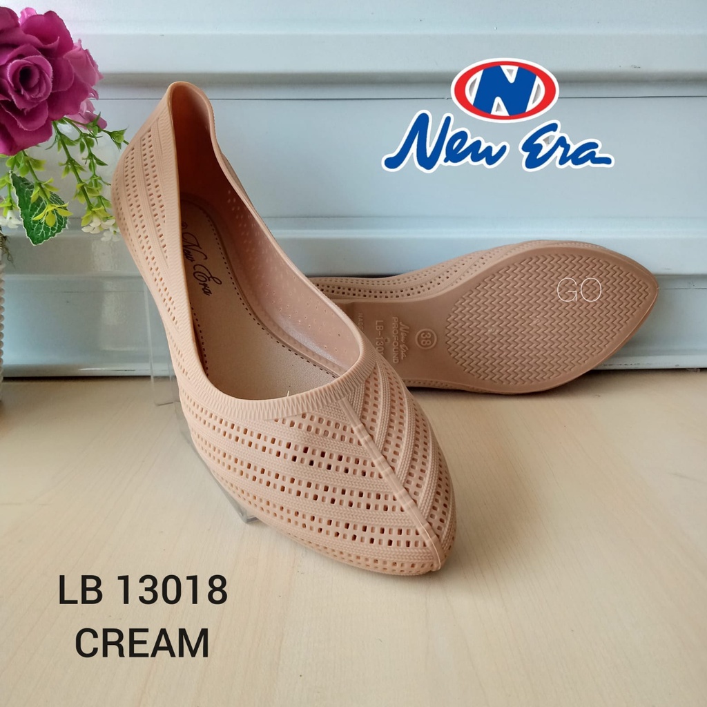 BB NEW ERA LB 13018 Sepatu Slip On Wanita Karet TERBARU Original Murah