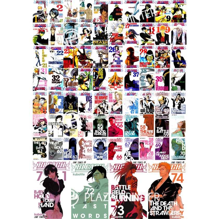 [INDONESIA] BUKU KOMIK BLEACH FULL 74 SERI PLUS STIKER BY MANGA KUBO TITE [ORIGINAL]