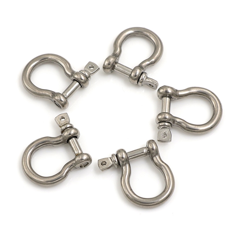 5pcs M4 Sekrup Pin Bow Shackle Stainless 304 Pin Sekrup Busur Shackle