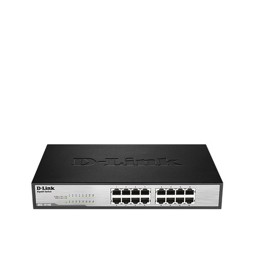 D-Link DGS-1016C 16-Port Unmanaged Gigabit Switch 10/100/1000 Mbps
