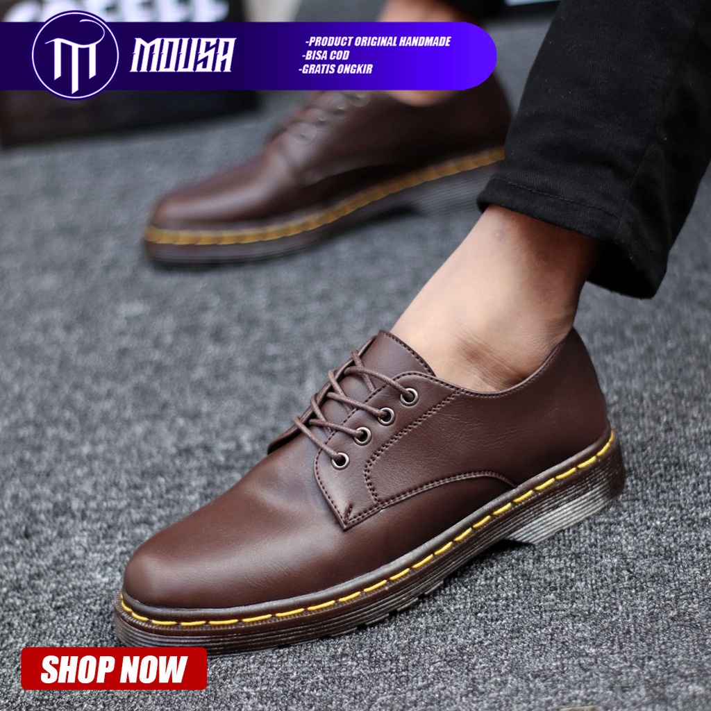 Sepatu Pantofel Docmart Formal Kerja Pria Mousa Oscar