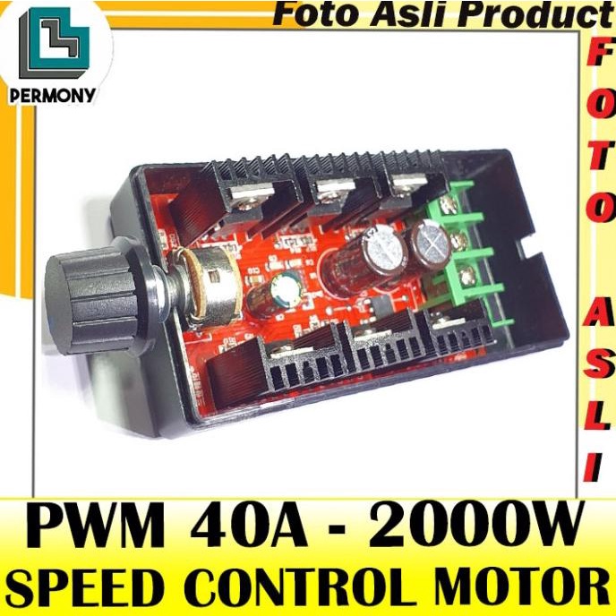 DC Motor 40A Speed Control PWM HHO RC-Controller 10-50V 2000W pwm 40A