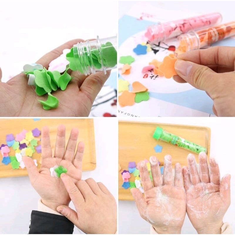 sabun wangi kertas travel portable paper soap
