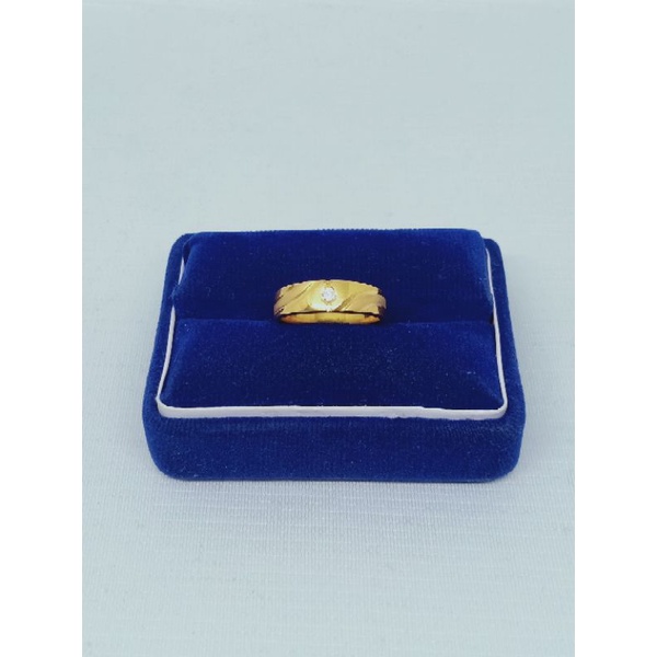 Cincin ring mp 1 + dove / wedding ring / cincin perak asli silver 925 lapis emas/ cincin fashion pria &amp;wanita terbaru