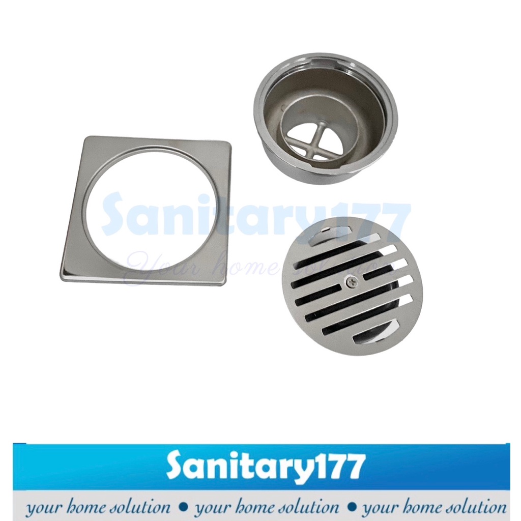 Saringan got stainless murah tot- floor drain 11.5 cm drainer strainer saringan pembuangan air kamar mandi stainles sanitary177 /D24