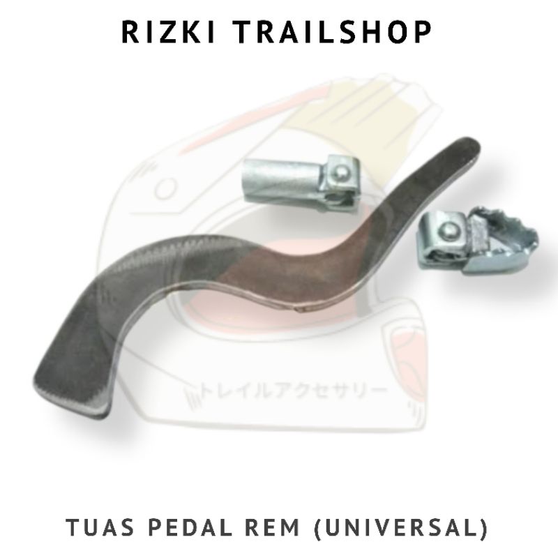 Tuas Pedal Rem Bebek Gtx Model Yz85 Untuk Rangka Modif Trail Bahan Mentah