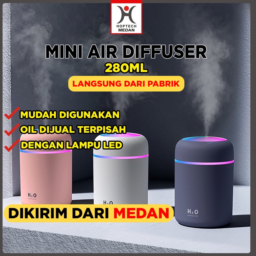 Humidifier 300ML Aromatherapy Purifier Diffuser Portable Mini USB Aroma Warna-warni Diffuser