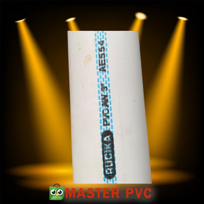 Pipa Pipa Pvc 3 Inch Rucika Wavin Aw (Potongan 1M)