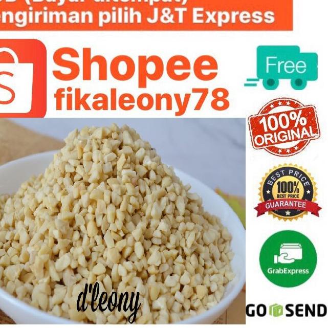 

EXCLUSIVE!Kacang mede pecah mede pecahan (SP kecil) grade Premium 1k untuk topping kue, ice cream, ukuran lebih besar daripada BB|SQ4