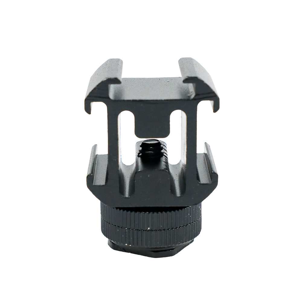 Lvoertuig Camera Mount Hot Shoe Three Head Extend Port - LV39
