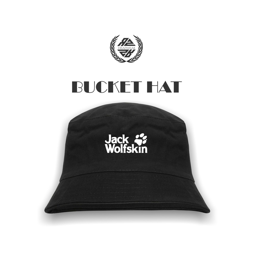 Topi Bucket Pria Wanita Sablon Premium Bucket Hat Bolak Balik Sablon 1 Sisi Bahan Katun Original