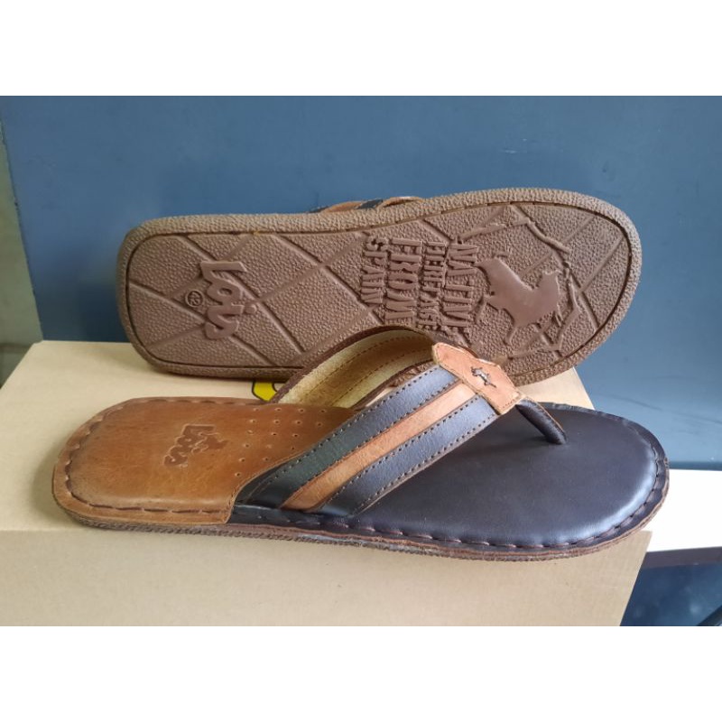 SANDAL JEPIT SENDAL JEPIT SANDAL KULIT PRIA SENDAL KULIT PRIA LOIS ORIGINAL SAJK291X