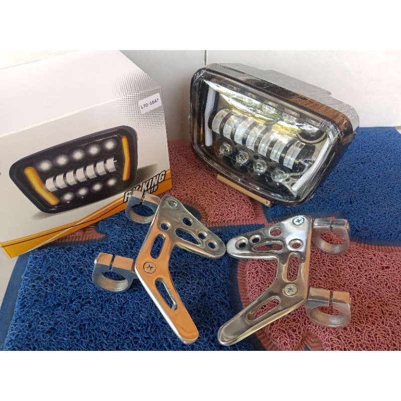 paket komplit lampu daymaker daymeker oval rx KING + breket dudukan model Bpro TERMURAH