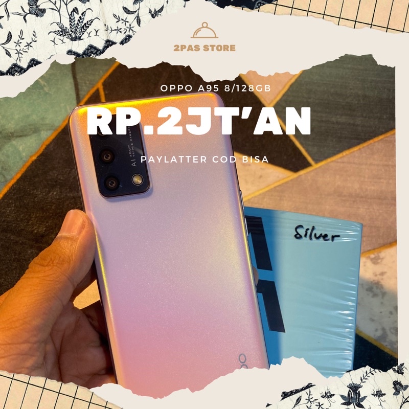 Oppo A95 original [Ram 8/128gb] kondisi istimewa