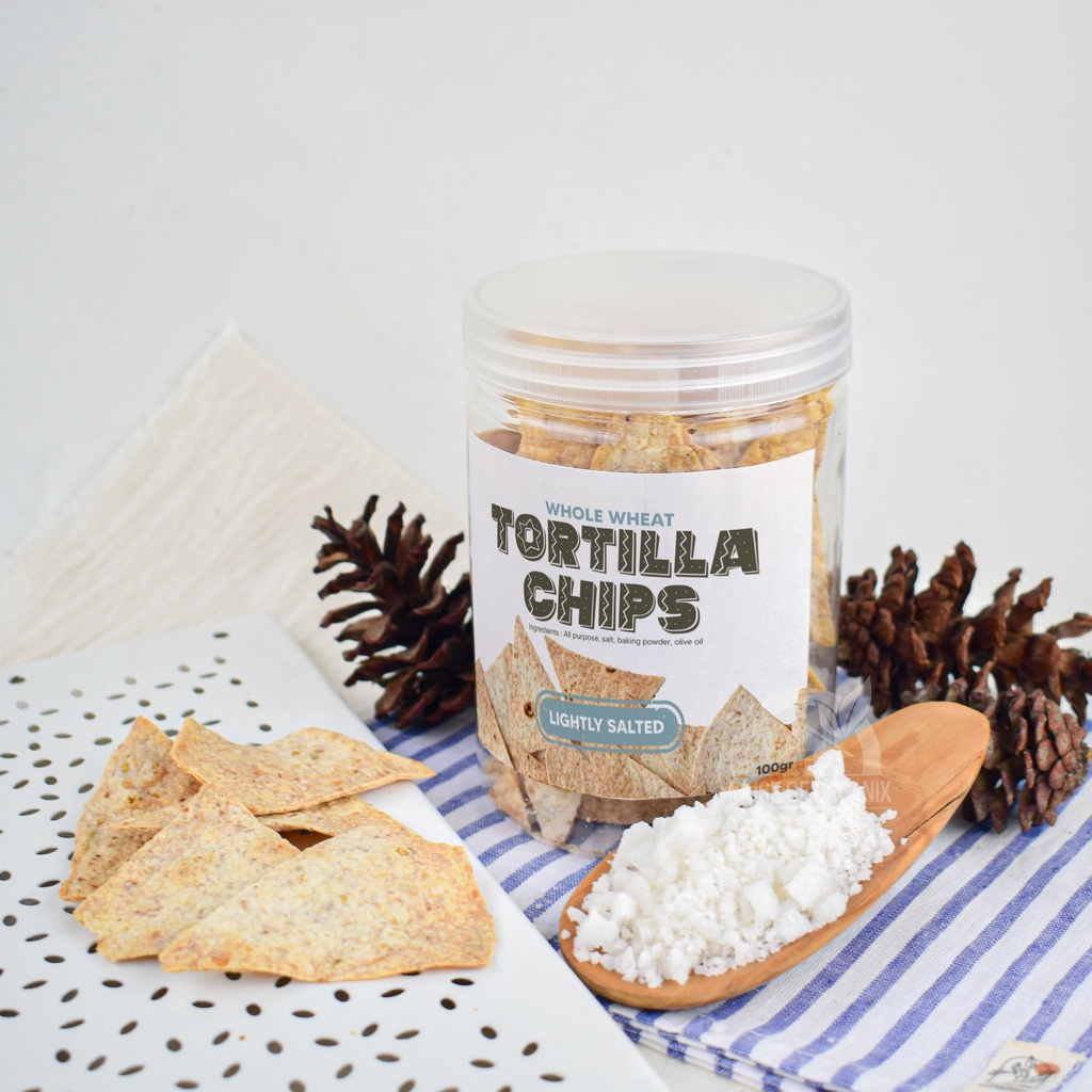 Whole Wheat Tortilla Chips 100 Gr