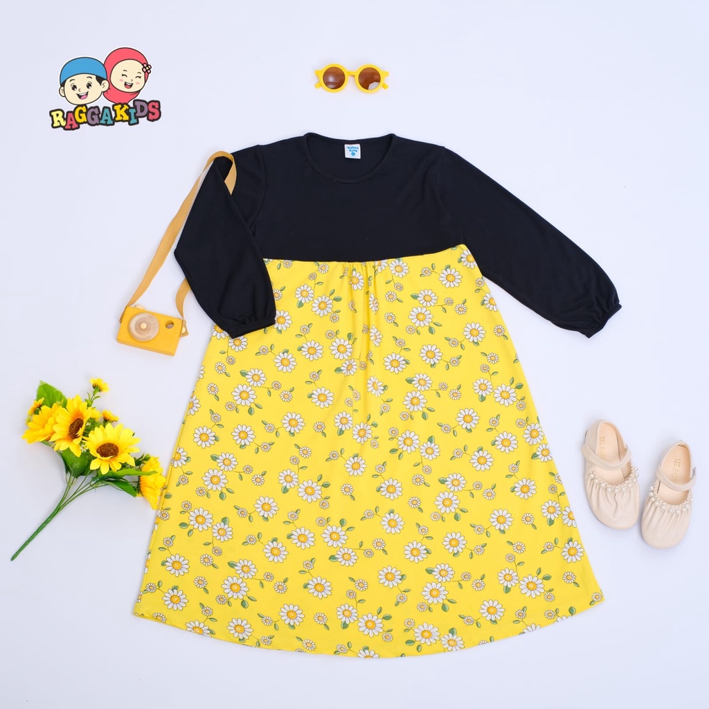 Gamis anak Raggakids Rg62 baju muslim anak - remaja 1-14 tahun