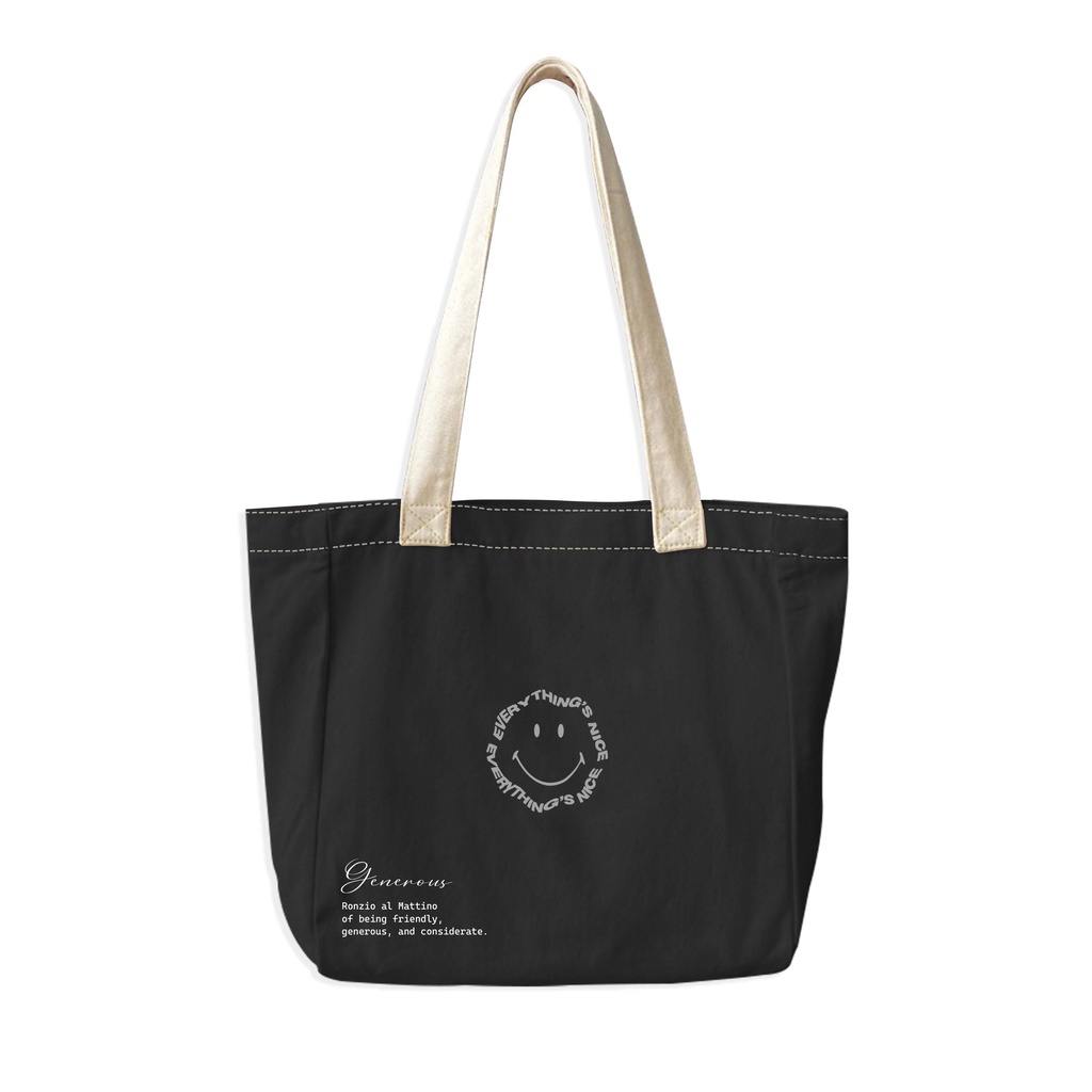 Dritto - Everything Nice ToteBag - Tote Bag Kanvas