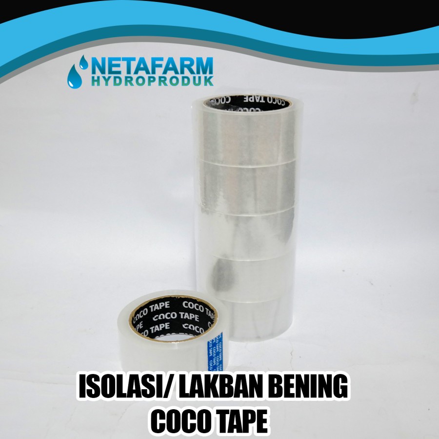 Lakban Isolasi BENING Coco Tape OPP 45mm x 80yd - 1 pcs