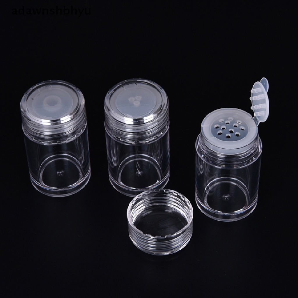 Adawnshbhyu 1Pc 10ml Ayak Kosmetik Empry Loose Powder Jars Wadah Tutup Ulir DIY Makeup ID