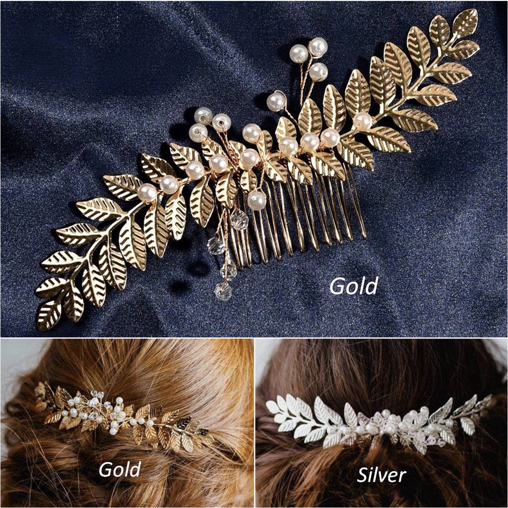 Headpiece Wedding Sirkam Daun Yunani /Aksesoris Pesta SR31