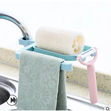 Rak Westafel Tempat Cuci Piring Tempat Sabun Spons Tempat Gantung Kain