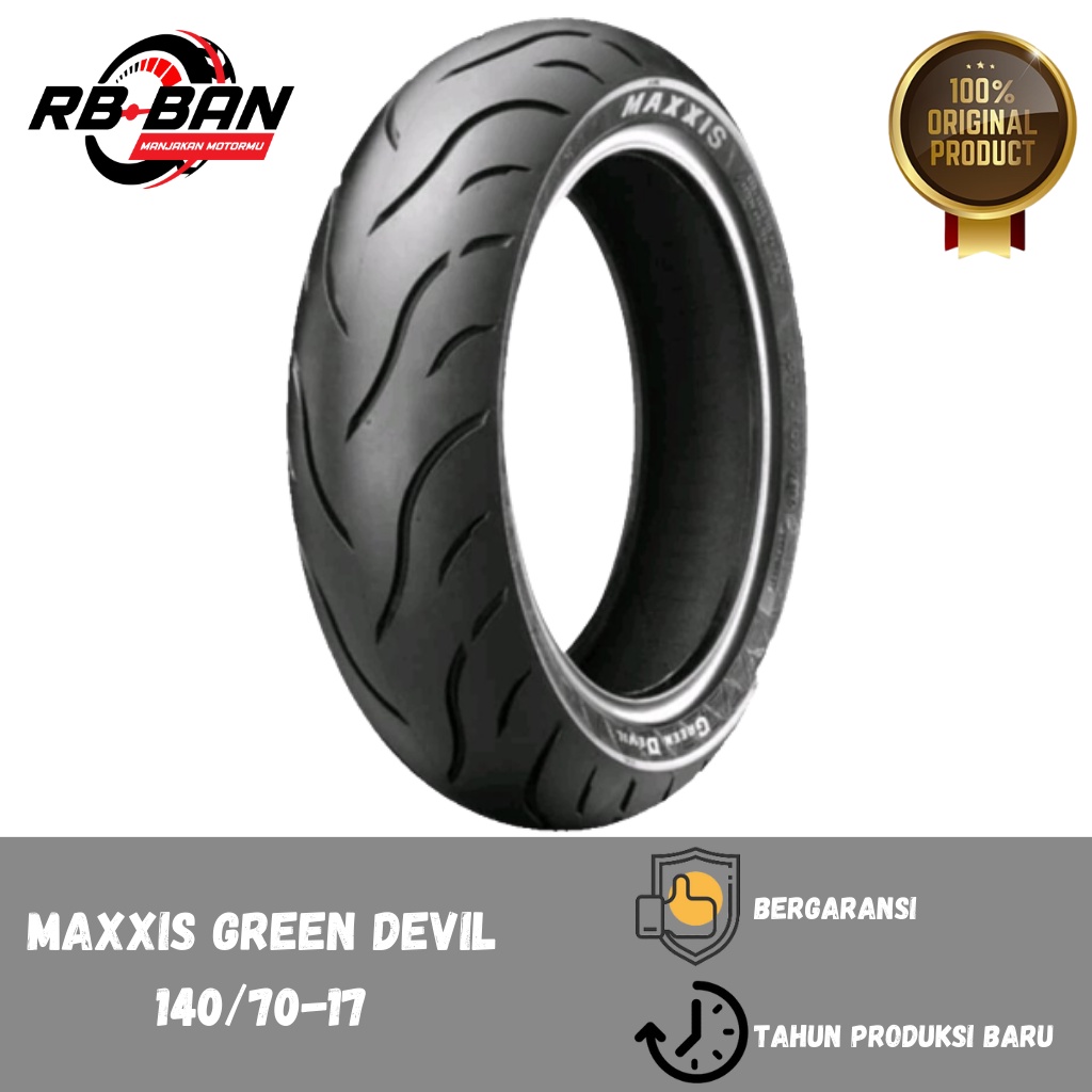 MAXXIS GREEN DEVIL Ukuran 140/70 Ring 17 Ban Motor Tubless