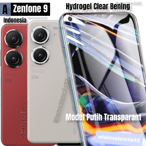 Hydrogel Clear Front Back ASUS Zenfone 9 [Indonesia] Zenfone 8 8FLIP 7 7Pro 6 5Z 5Q 5  Hidrogel Bening Bagian Depan layar Glossy Glosy Putih transparant Tanpa List Hitam Black Full Cover Belakang Casing Jely Ful Covergel 2022 4G 5G 5 Q Z Zenfone9 New Baru