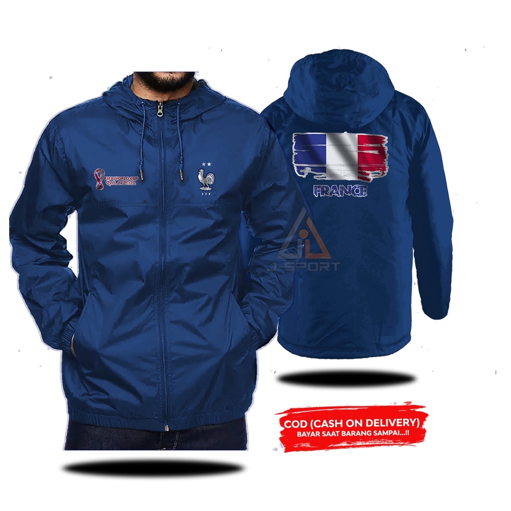 Jaket Timnas Prancis terbaru 2022 piala dunia