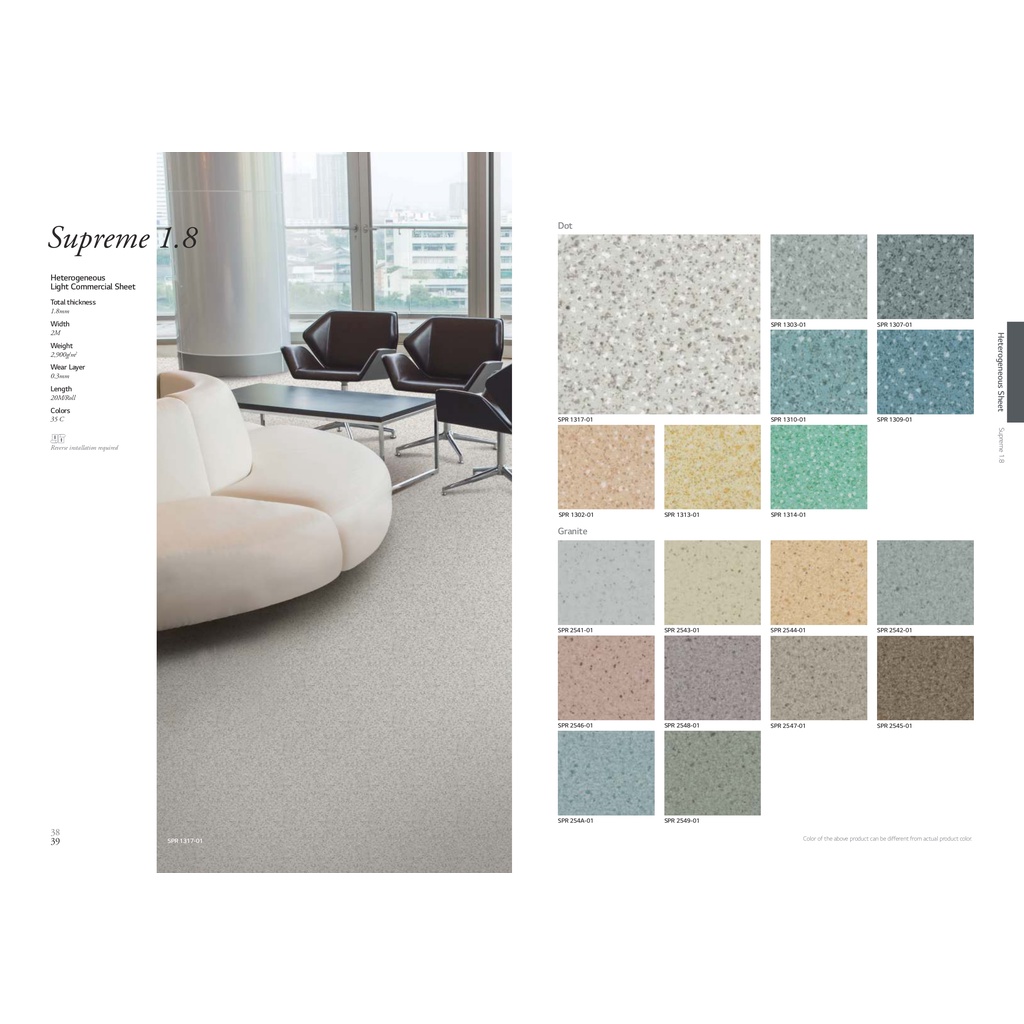 VINYL LANTAI LG/LX HAUSYS SUPREME-LANTAI VINYL ROLL LG-VINYL LG KOREA