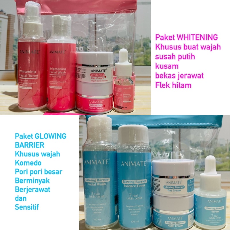 PAKET ANIMATE SKINCARE BPOM ORIGINAL