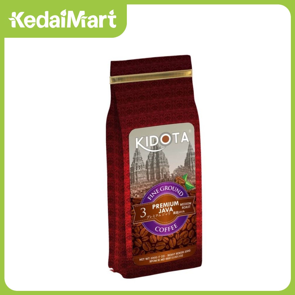 

Kidota Premium Java Fine Ground 200 Gram