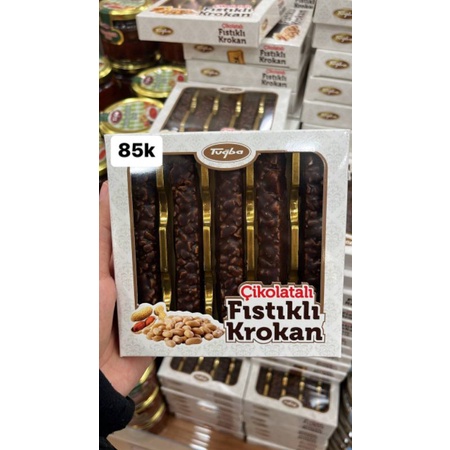 

Krokant Mix Kacang dan Pistachio Coklat Krokant Crocant