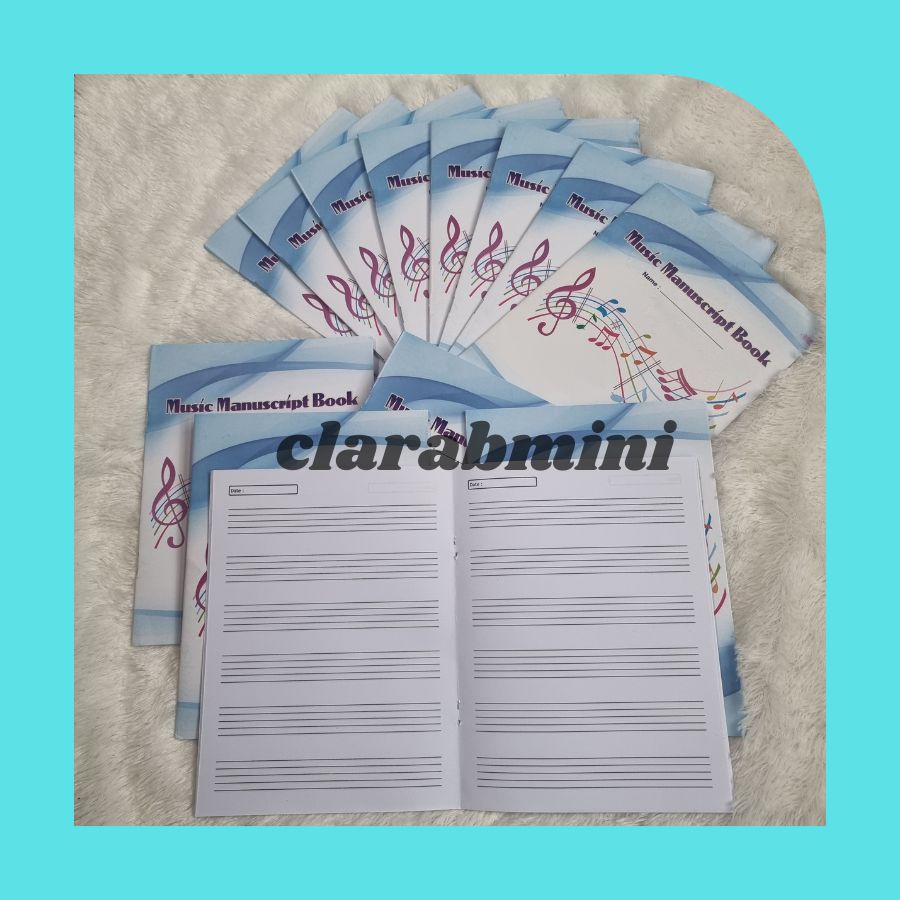 Jual Langsung Kirim >> Buku Tulis Musik Garis Lima / Buku Garis ...