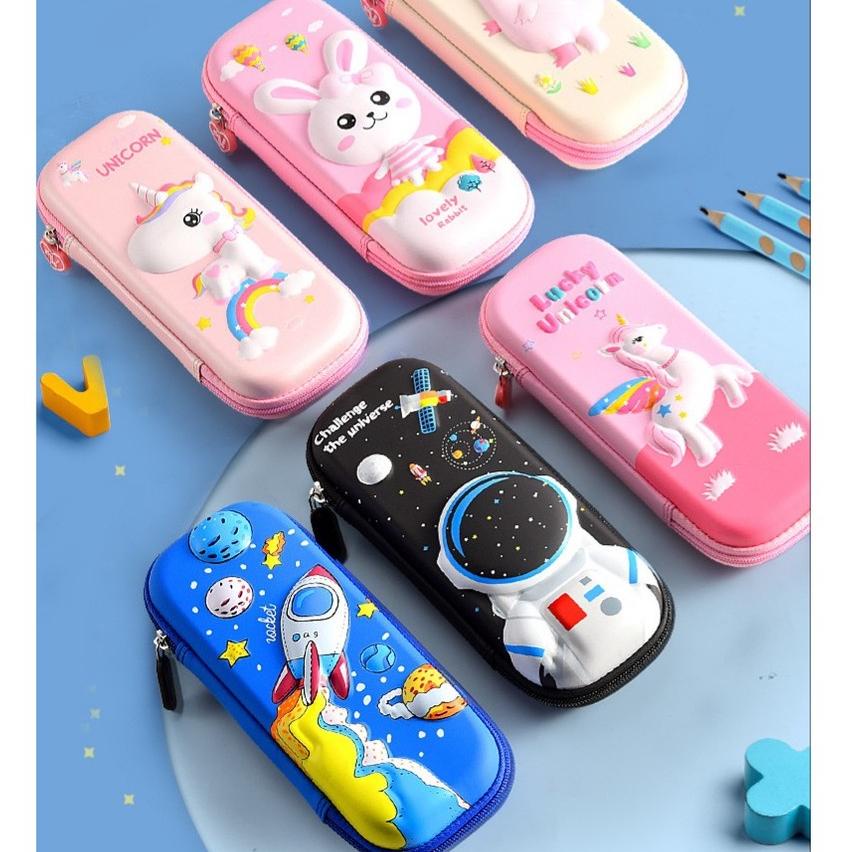 

BISA COD Kotak Pensil 3D Astronot Rocket Tempat pensil unicorn kelinci bunny Tempat Pensil Karakter Astronot 3D 6D timbul tempat pensil anak PAUD TK SD dosgrip Kado Ultah Anak Cowo Cewe Keren