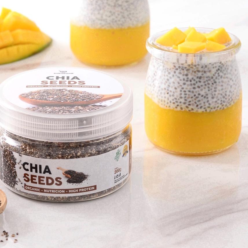 

7.7 sale Organic Chia Seed Grade A Premium Quality Original 100% Murni non GMO Asli / Biji Chia Seeds Hitam Organik Chiaseed Chiaseeds Cia seed Original
