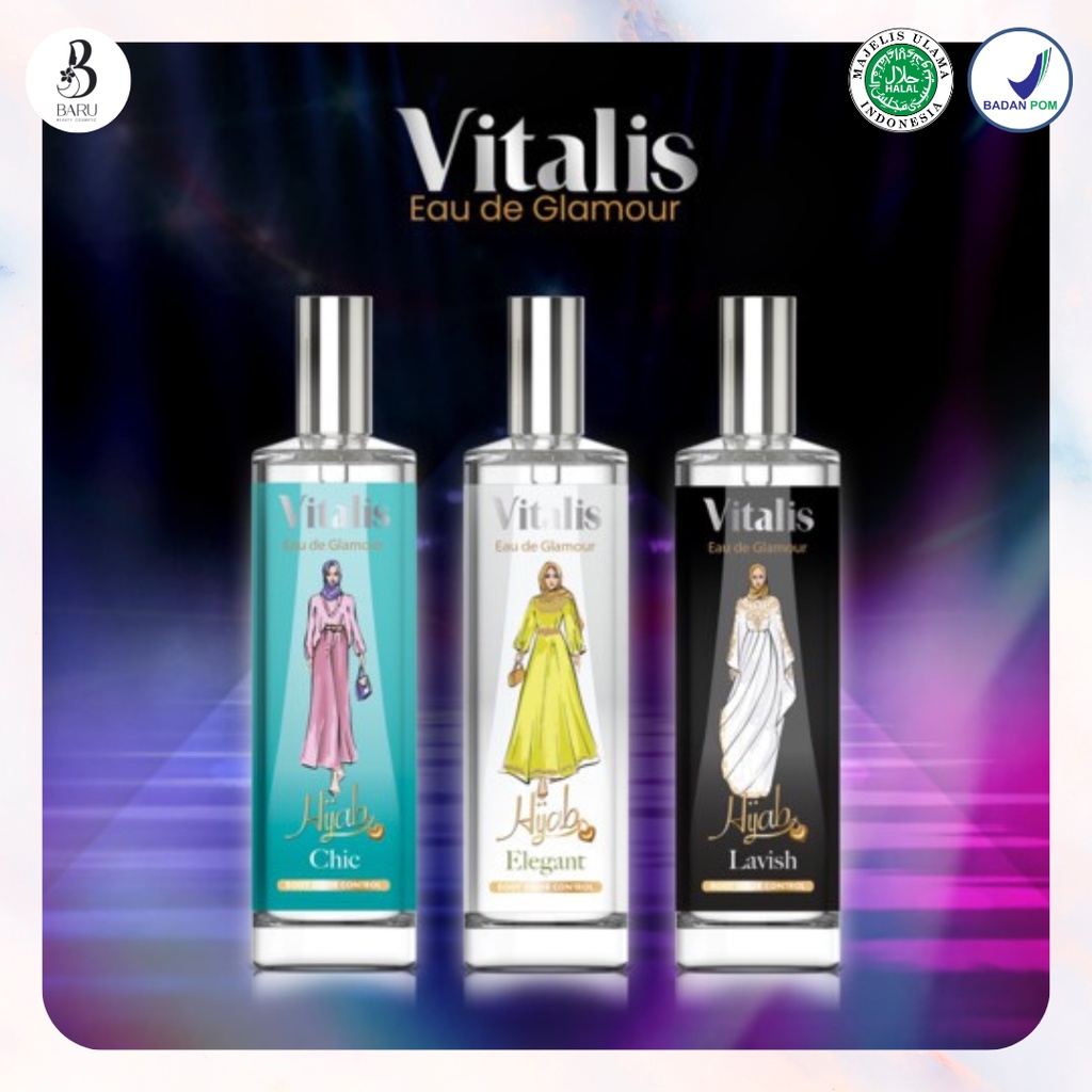 Vitalis Eau de Glamour Hijab | Perfume | Parfum Wanita | Parfum Hijab | Perawatan Tubuh | Pewangi Tu