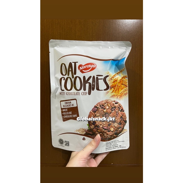 

[150GR] NARAYA OAT COOKIES CHOCOLATE CHIP 150GR COOKIES